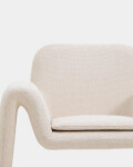 Butaca Melvia de chenilla beige