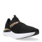 Championes de Mujer Puma Softride Harmony Slip Negro - Dorado