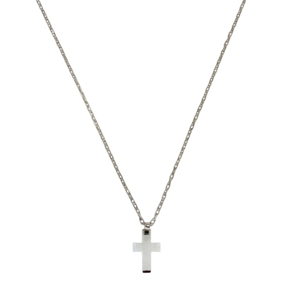 Dije cruz - Plata 925 - sin piedra - CP4680 sinpiedra