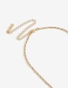 Collares Cortos Metal Collar Corto Cubic Zirconia - Dorado