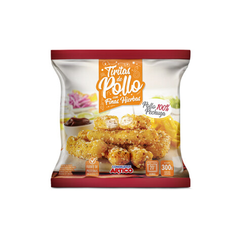 TIRITAS DE POLLO CON FINAS HIERBAS - 300 grs Tiritas De Pollo Con Finas Hierbas - 300 Grs