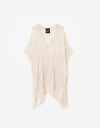 Kimonos Kimono Con Lurex - Blanco Crudo