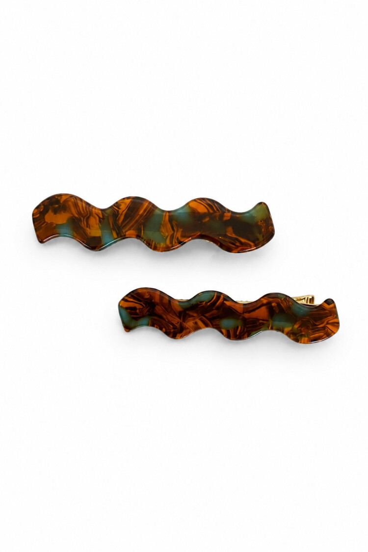 BROCHE TALIN Marron