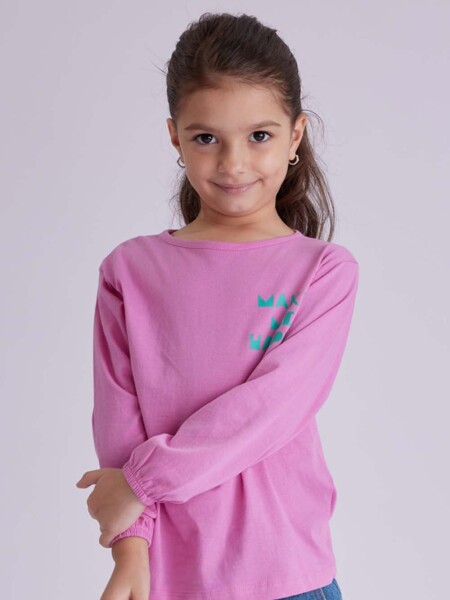 Remera manga larga Peonia