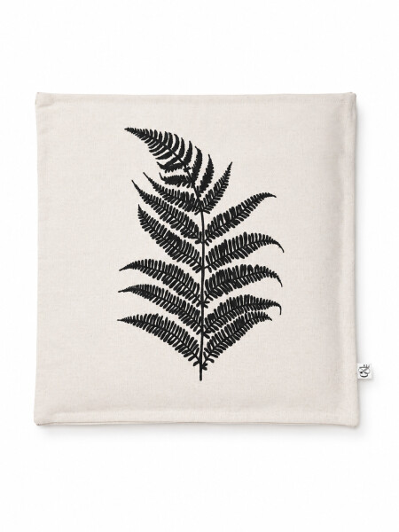 FUNDA DE ALMOHADON LILLE HOJA NEGRO