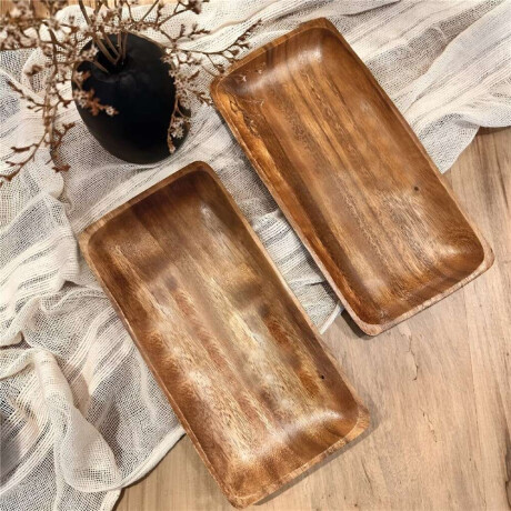 Bandeja Rectangular Madera 30.4X15X4Cm Bandeja Rectangular Madera 30.4X15X4Cm