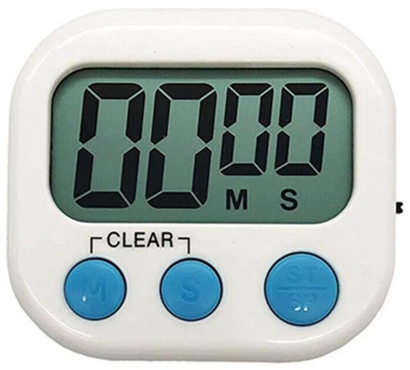 Timer Reloj de Cocina Magnético Digital - Blanco 