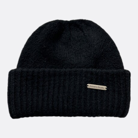 Gorro Lana Ariel Soft Premium Estilo Urbano Negro