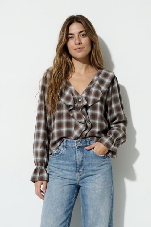 Blusa Kundra Chocolate