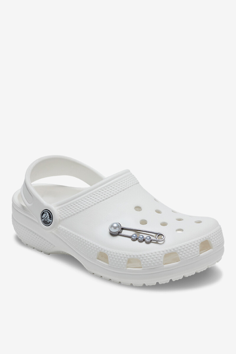 JIBBITZ CROCS PEARL SAFETY PIN Oro