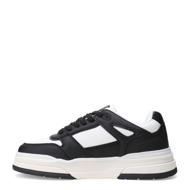 Championes de Hombre Push Blanco Serpiente - Negro