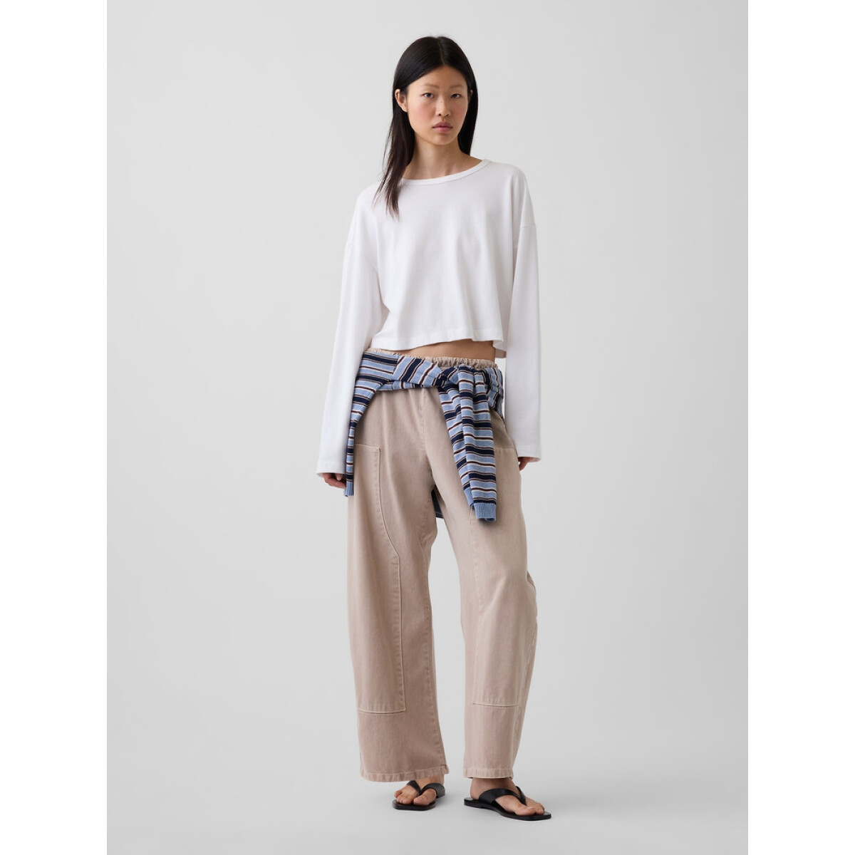 DBL KNEE BARREL PANT - WICKER 1 