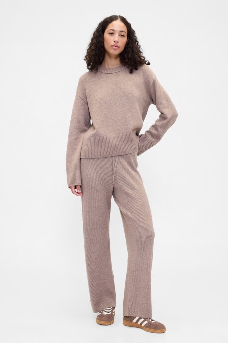 Buzo Cashsoft Mujer Flannel Taupe