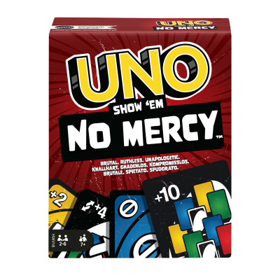 UNO No Mercy Juego de Cartas Mattel UNO No Mercy Juego de Cartas Mattel