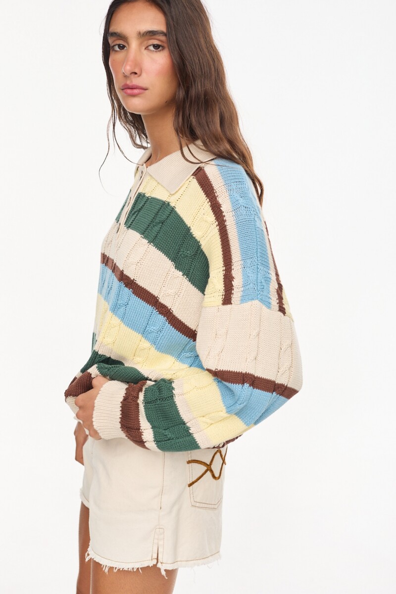 Sweater Sugus Combo Celeste