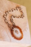 Agata Chain Necklaces Caramel