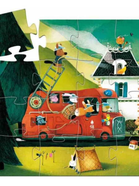 PUZZLE DJECO BOMBEROS UNICO
