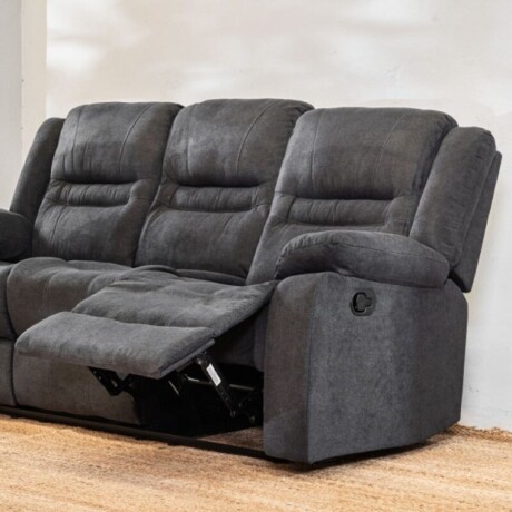 Sillón Reclinable Renno 3 Cuerpos Gris U