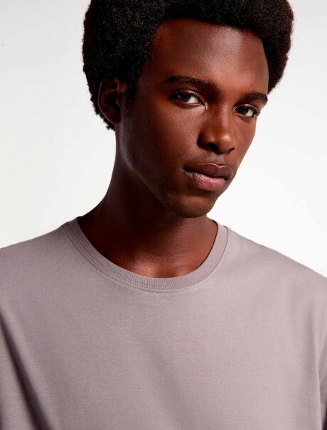 CAMISETA BÁSICA SÚPER COTTON GRIS