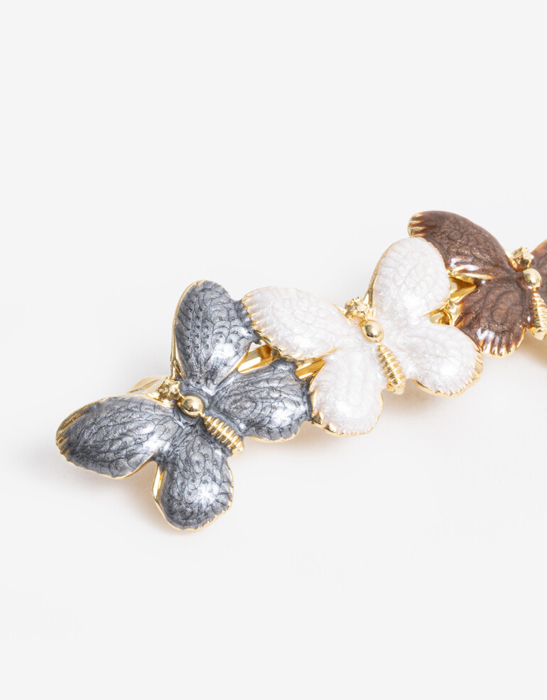 Hebillas Francesas Metal Hebilla Francesa Mariposas Metal Con Enamel - Combinacion Multicolor