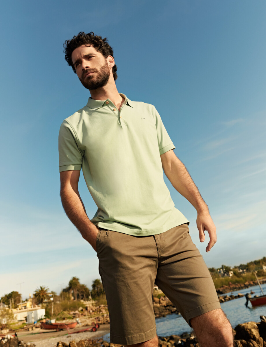 520975 REMERA HARRINGTON LABEL Verde