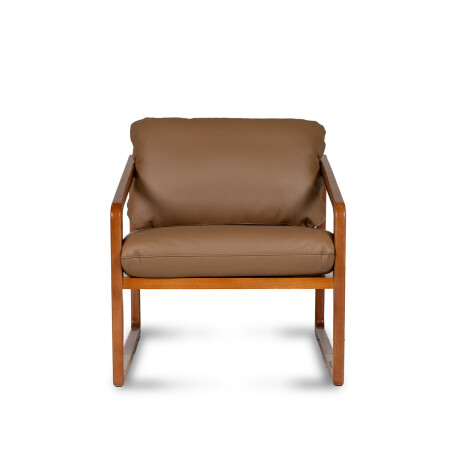 Butaca Donatella - Cuero Natural 1016 (Brown)
