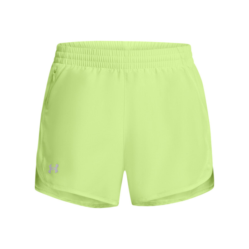 UA Fly By 3'' Shorts-RED GRN-304