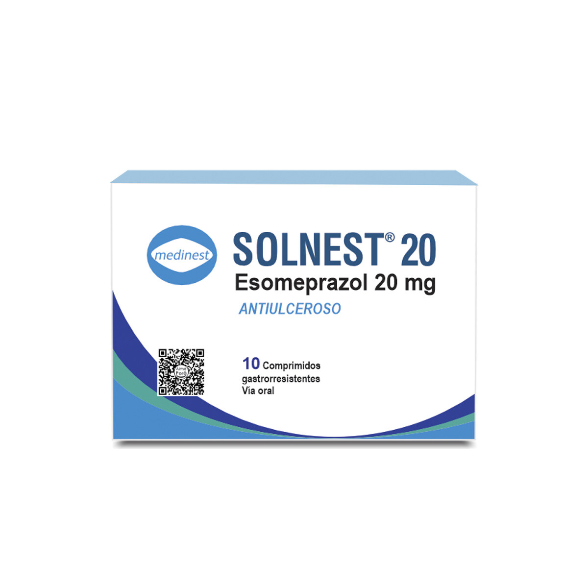 SOLNEST 20 MG. CJ X 10 COMP. 