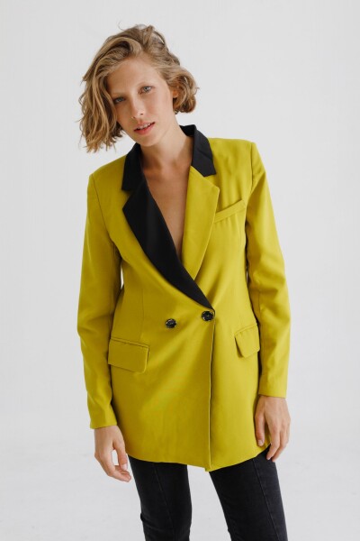 Blazer Leon Verde Lima