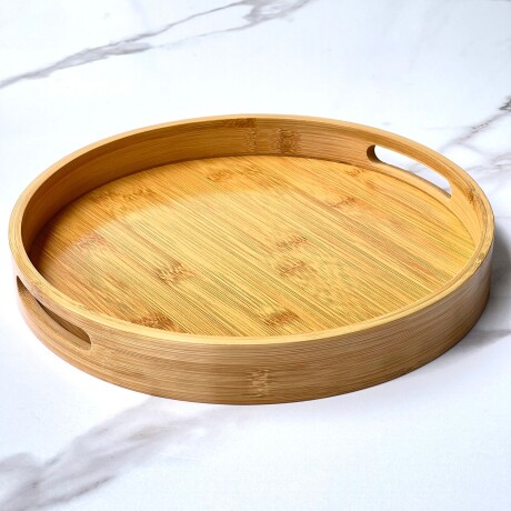 Bandeja Redonda Madera Bambu Ø30cm x Alto 4cm Bandeja Redonda Madera Bambu Ø30cm x Alto 4cm