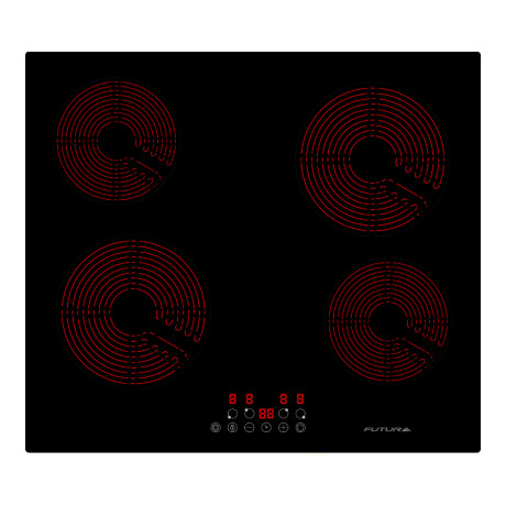 Anafe vitrocerámico Futura de 4 zonas FUT-PV4Z Anafe vitrocerámico Futura de 4 zonas FUT-PV4Z