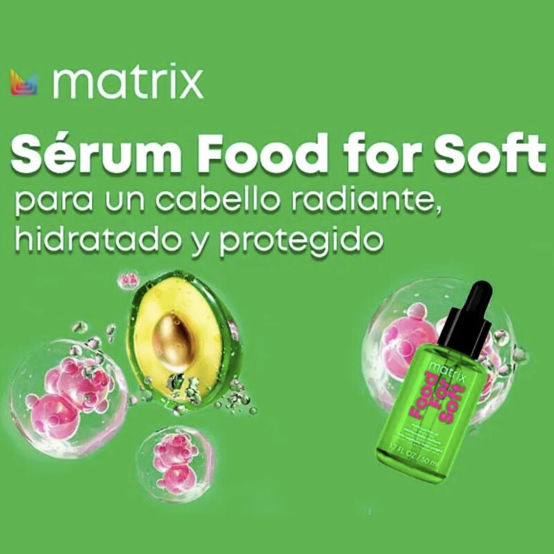 Sérum Matrix Food For Soft 50ml Para Cabello Nutritivo Suavizante Y Cuidado Diario Sérum Matrix Food For Soft 50ml Para Cabello Nutritivo Suavizante Y Cuidado Diario