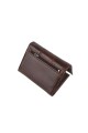 Billetera corta en cuero con visor Billetera corta en cuero con visor