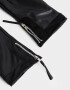 Guantes Varios Noche Guantes De Cuerina Con Cierre - Negro