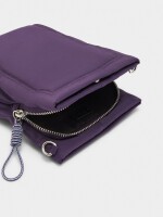 Bolso Bandolera De Nylon violeta