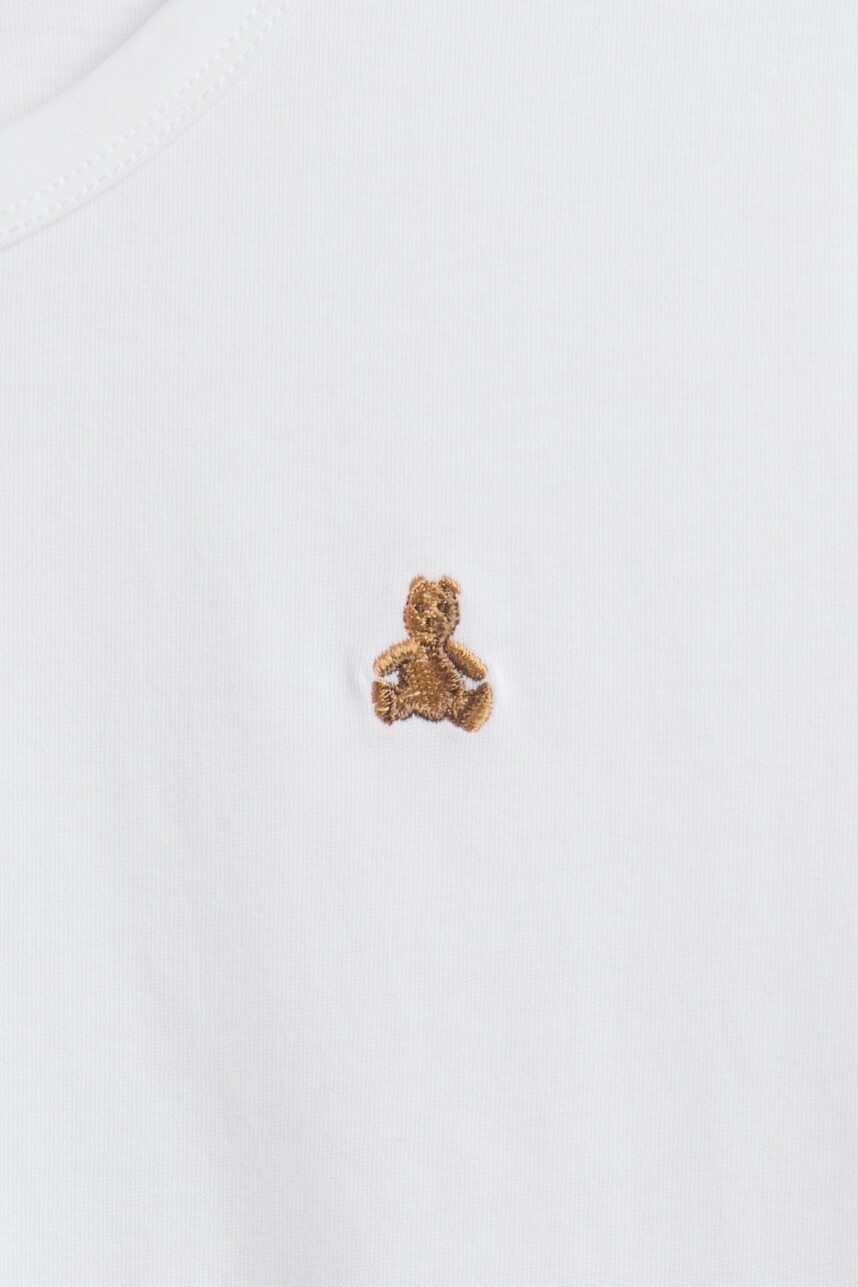 Remera Oso Brannan Mujer New Off White