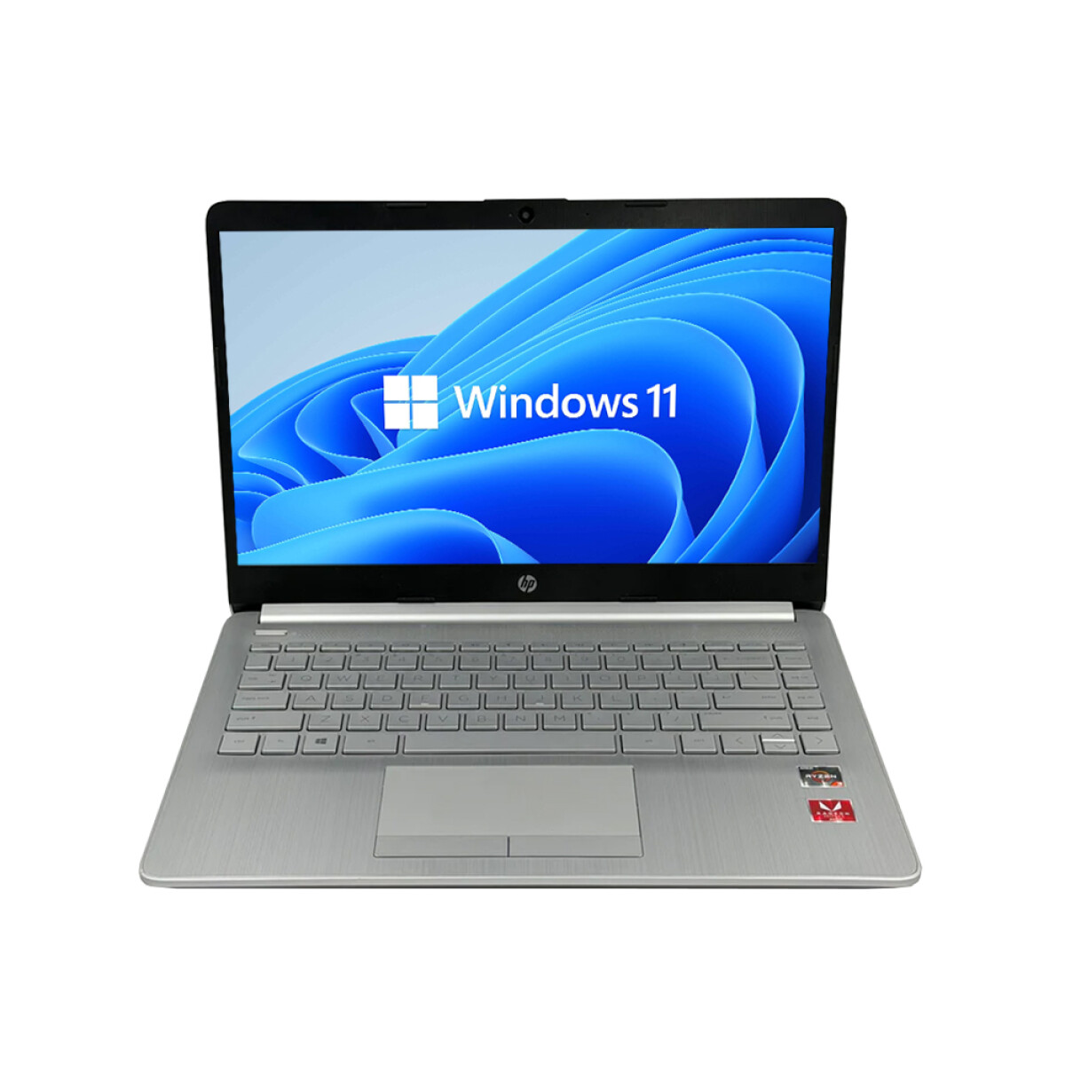 Notebook Hp 14-dk1025wm. AMD Ryzen 3 3300u. RAM 8GB. Disco Sólido NUEVO 480GB. Pantalla 14". Win11 