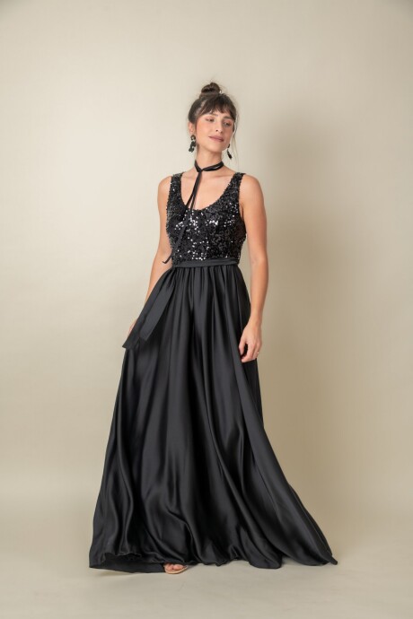 VESTIDO LOTO Negro