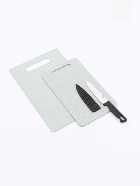 TABLA SET X 2 Y CUCHILLO VERDE AQUA
