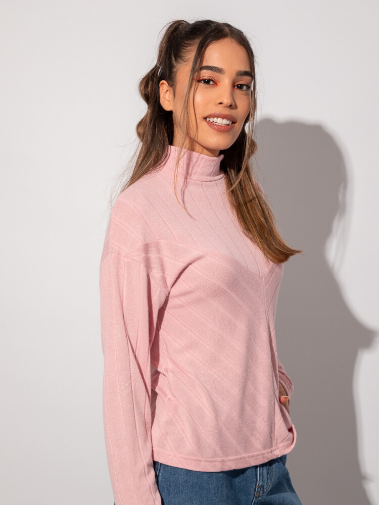 POLERA FAUSTINA Rosa Himalaya