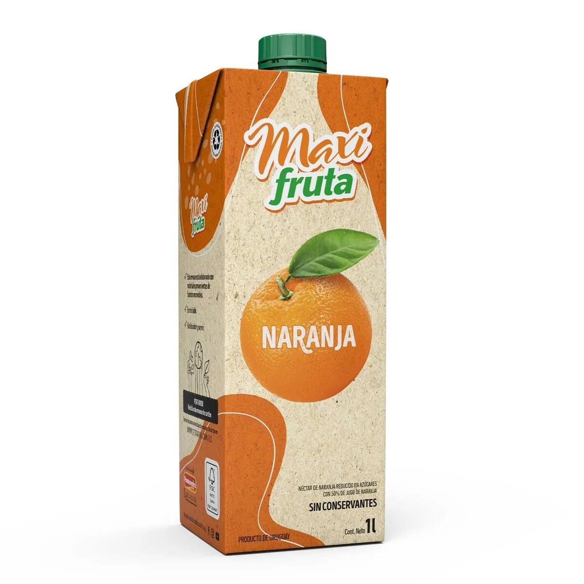 JUGO DE NARANJA MAXI FRUTA 1L 