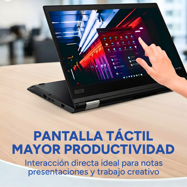 Notebook Thinkpad Yoga x380 I7 8gen 8gb 256gb 13,3" win 11 Color Negro
