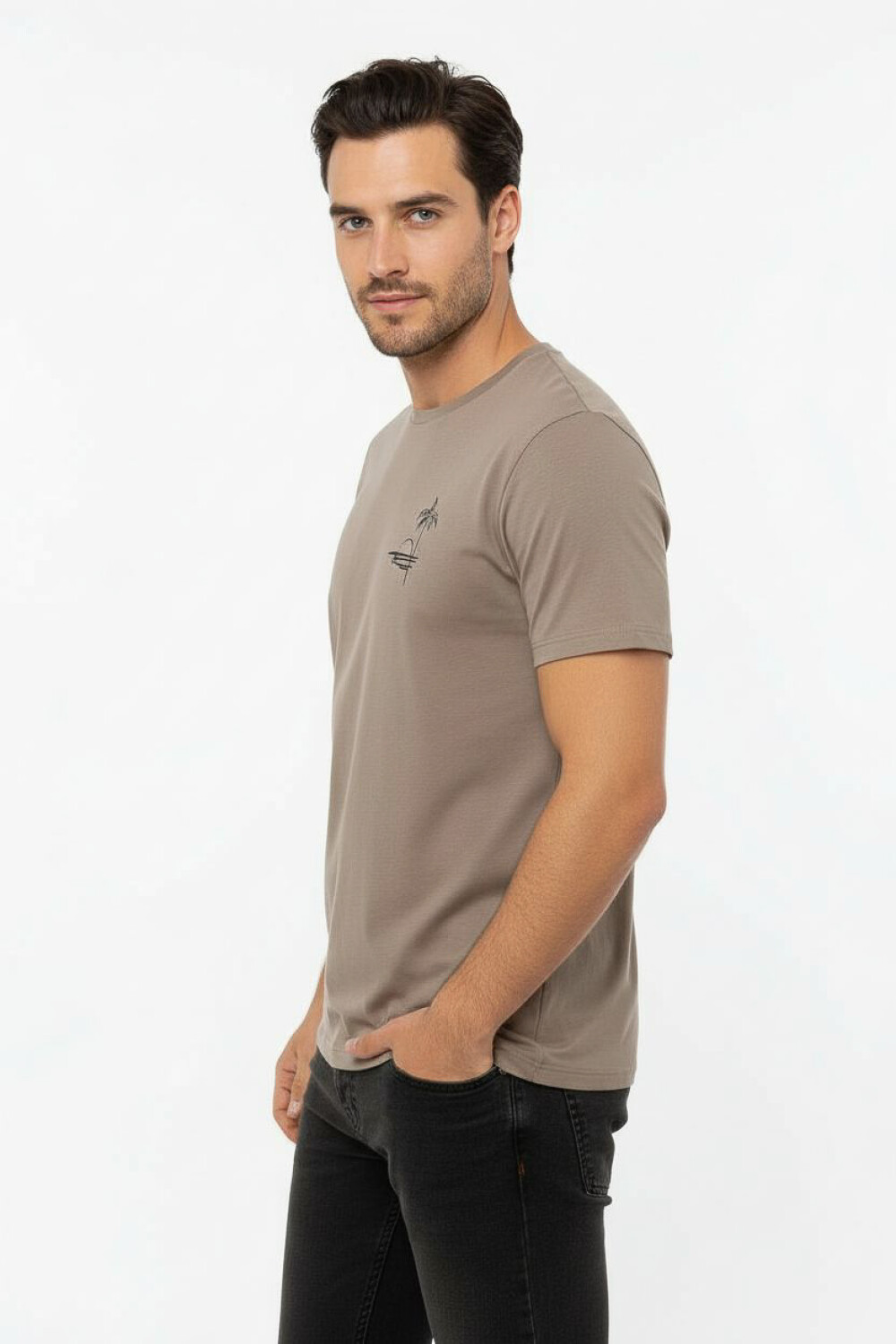 Remera Nubbel Taupe / Mink / Vison