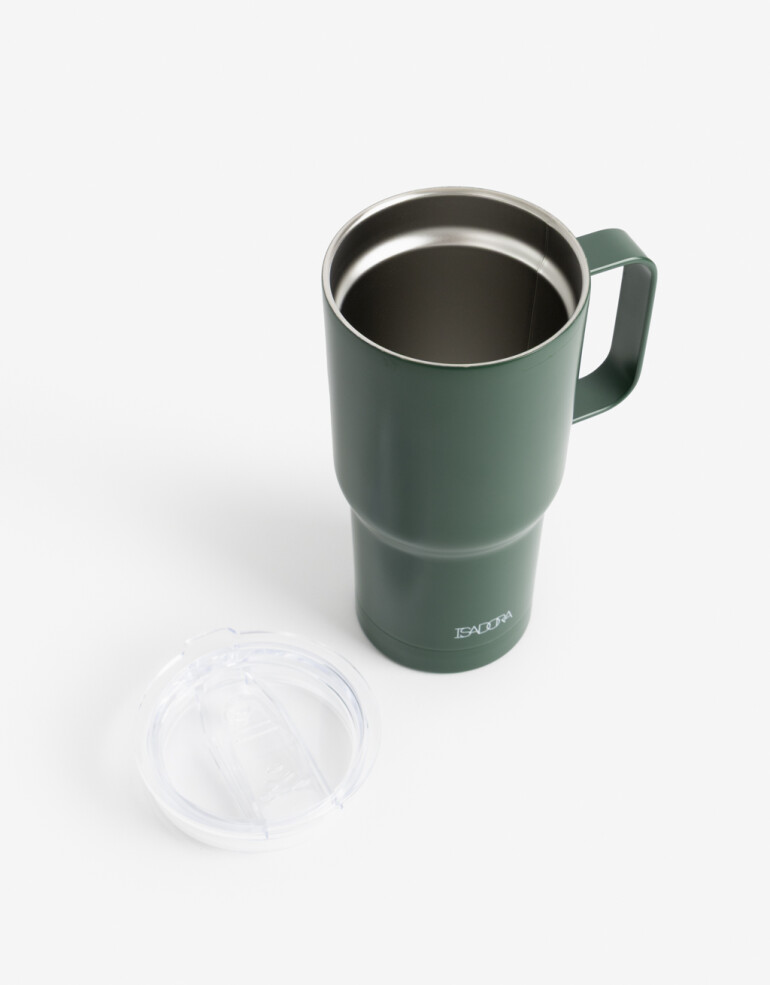 Artículos cocina Vasos Vaso Metálico Con Asa - Verde Oscuro