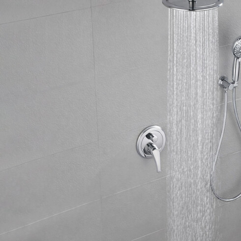 Griferia De Ducha De Empotrar Monocomando Cromo Quaranta Sprint 000