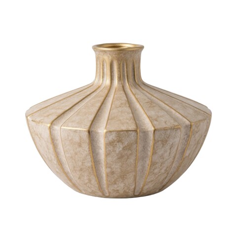 BASE CERAMICA DORADO COMB 28X25CM Unica