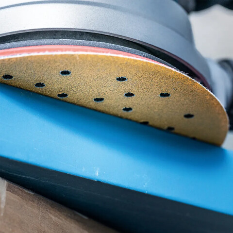 5 Lijas excéntrica pintura/madera grano 100 Ø125mm BS4423