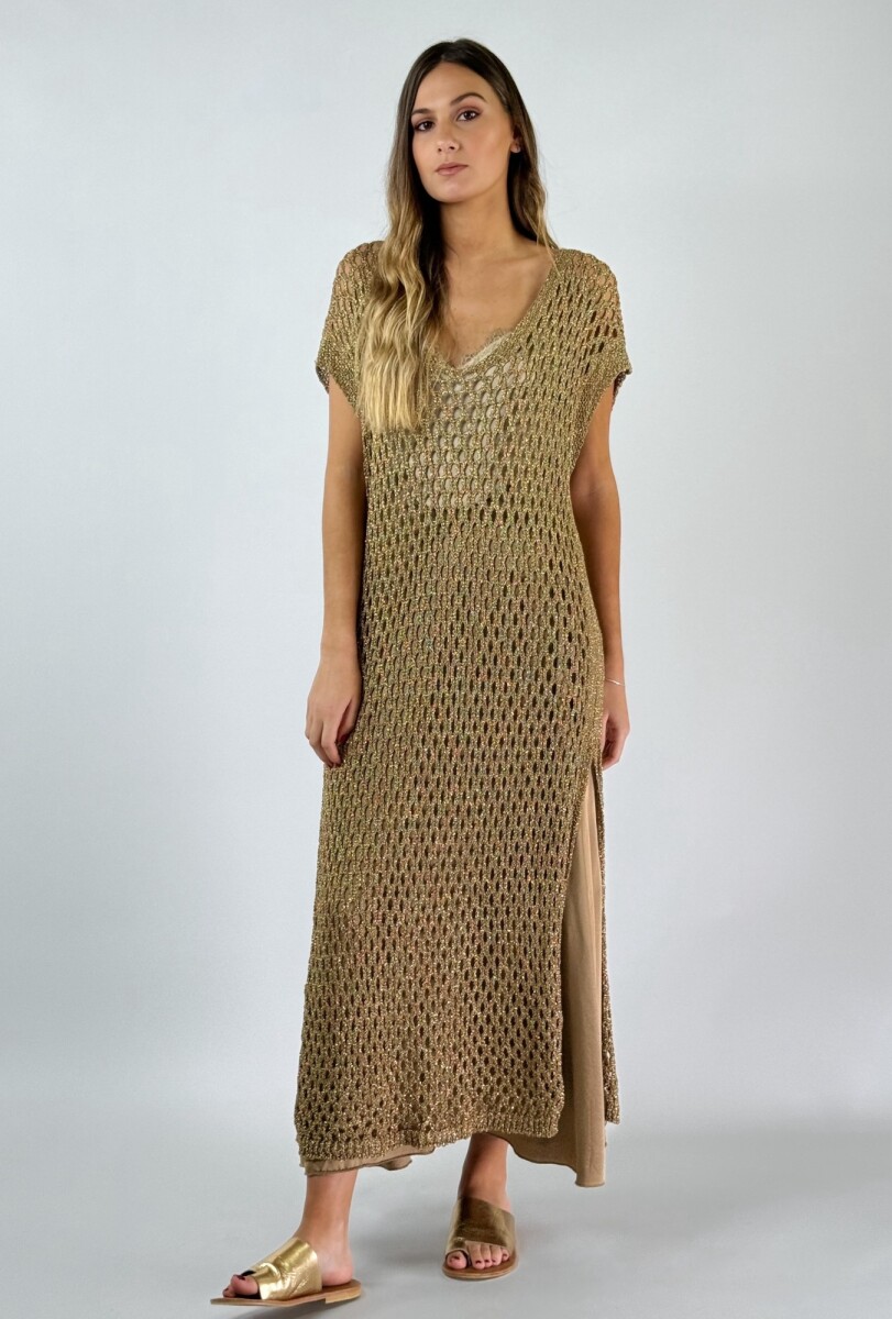 VESTIDO HIEDRA - DORADO 