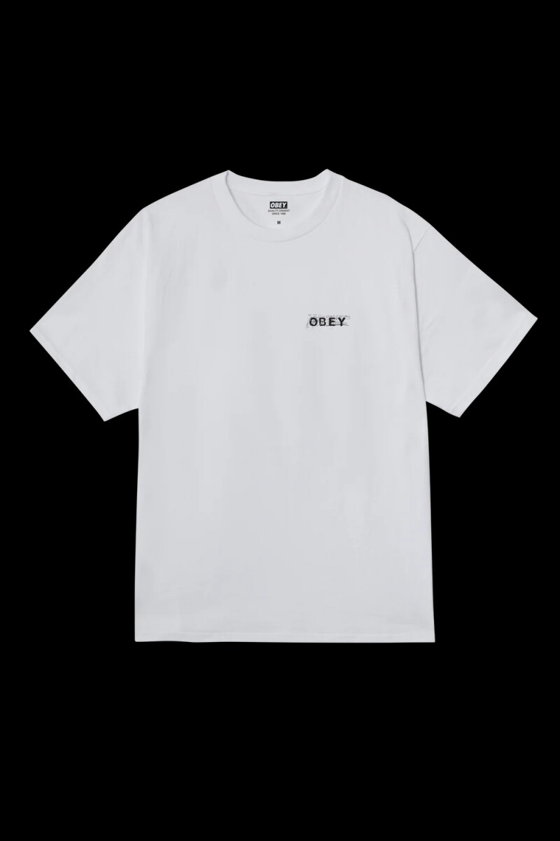 OBEY SCRIBBLE Blanco