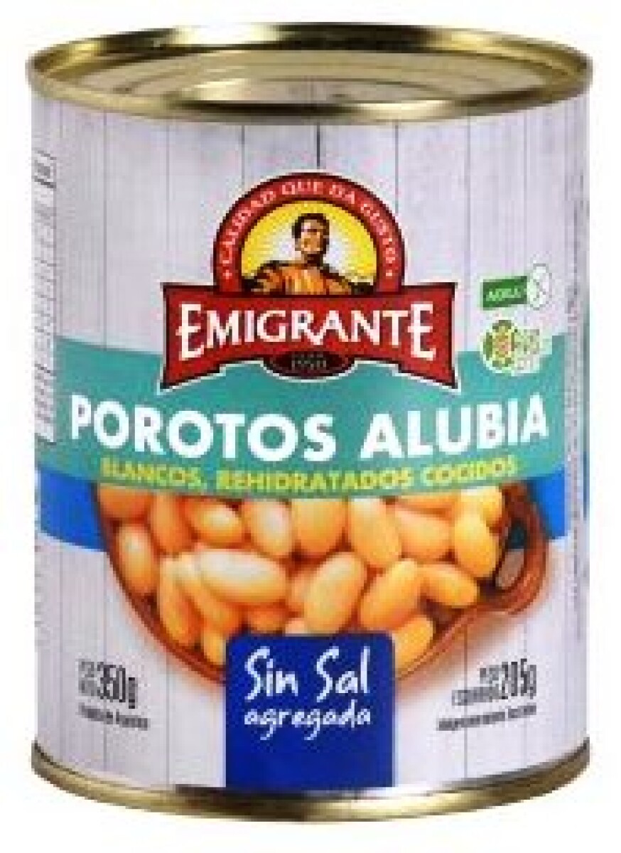 POROTOS ALUBIA S/SAL LATA 350G EMIGRANTE 